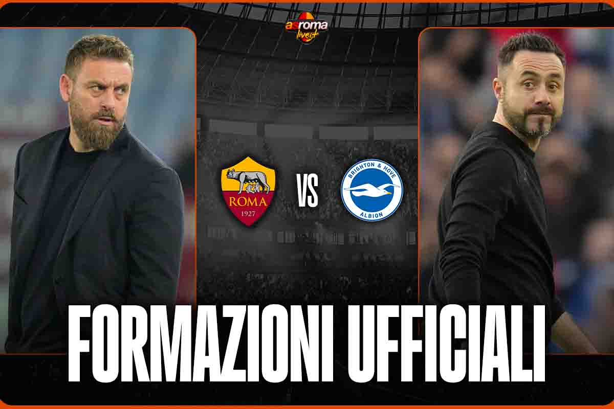 Formazioni ufficiali Roma-Brighton