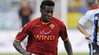 L'attaccante della Roma Stefano Okaka