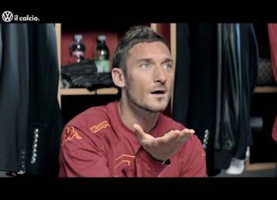 Totti nello spot Volkswagen