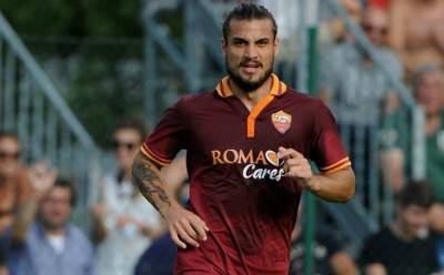 Osvaldo in una delle sue ultime apparizioni con la Roma