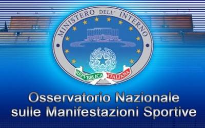 Il logo dell''Osservatorio Nazionale sulle Manifestazioni Sportive