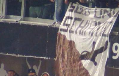 Striscioni esposto allo Juventus Stadium