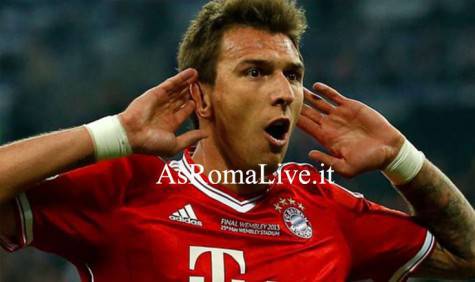 Mandzukic con la maglia del Bayern Monaco