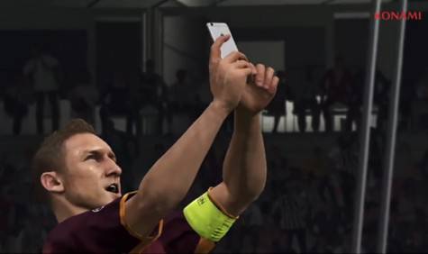 Selfie Totti PES 2016