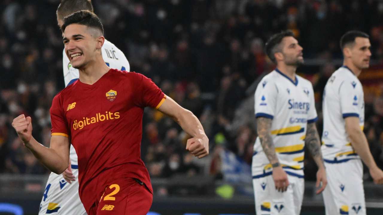 Voti Roma-Verona mourinho abraham volpato bove zalewski