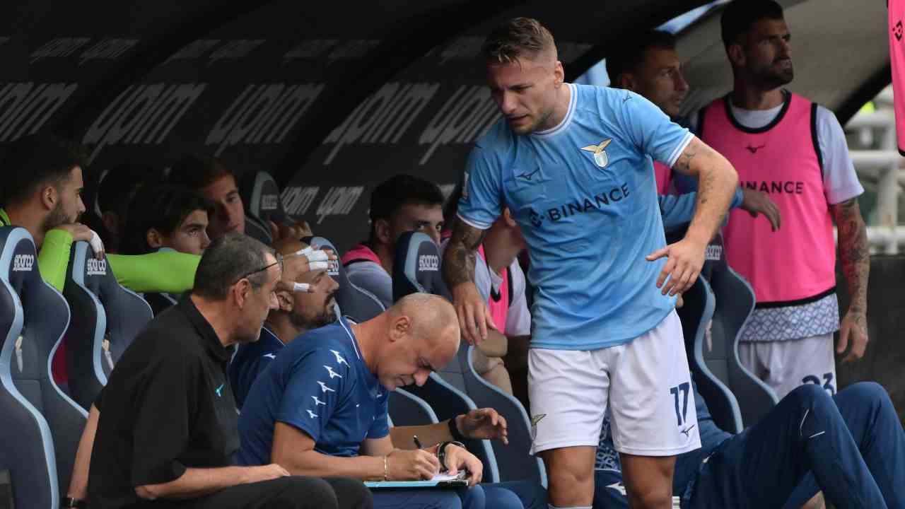 Roma-Lazio, infortunio Immobile: recupero in tempi record