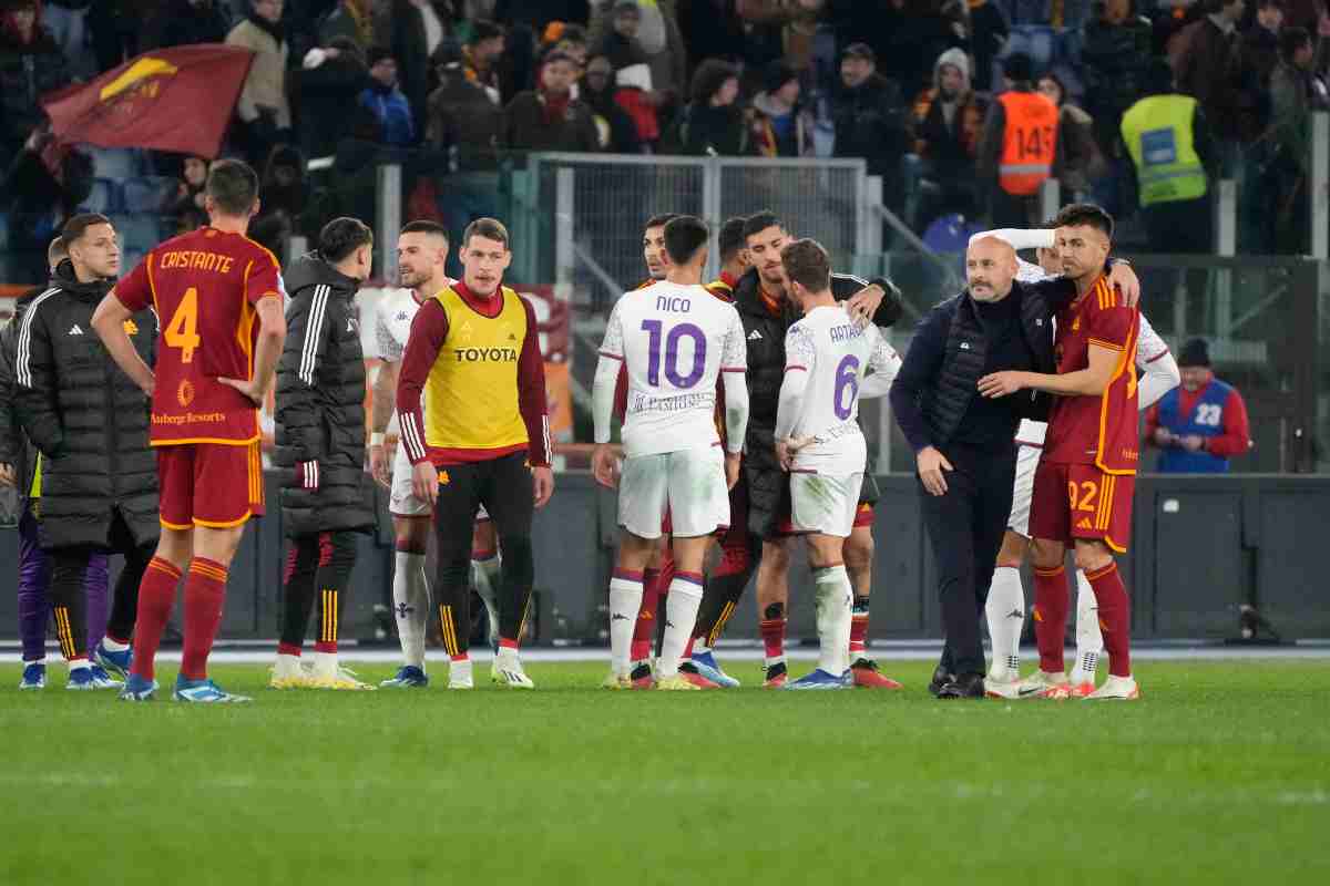 Roma-Fiorentina, labiale inequivocabile: in campo è successo di tutto