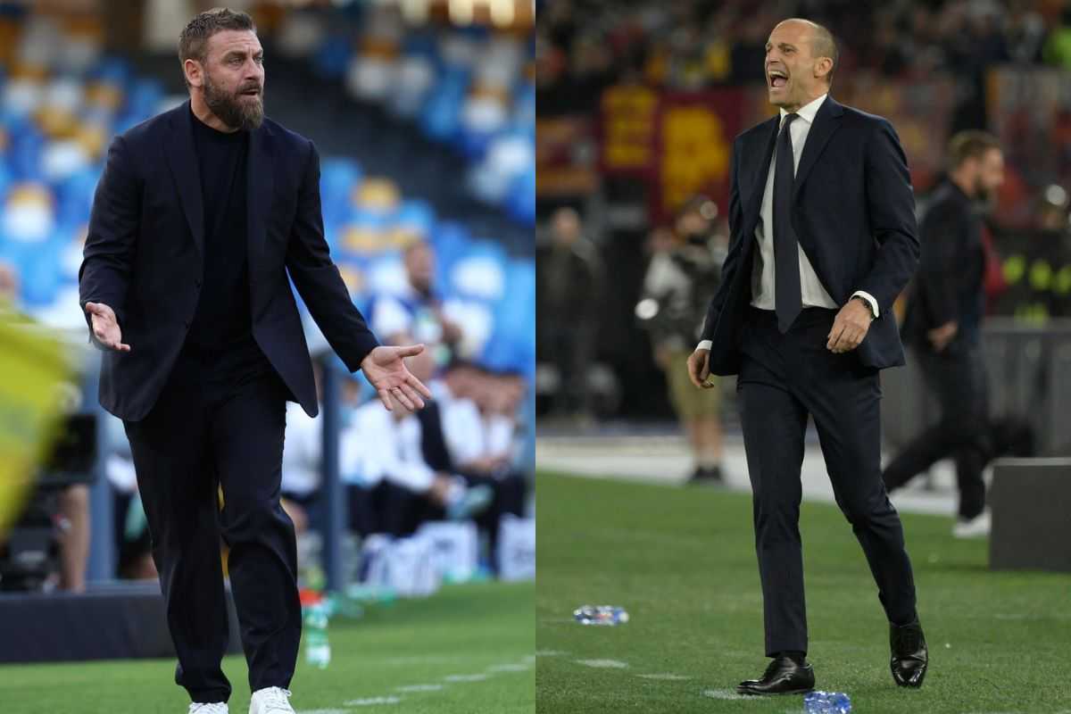 Daniele De Rossi Massimiliano Allegri