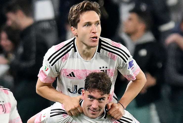 Federico Chiesa e Dusan Vlahovic 