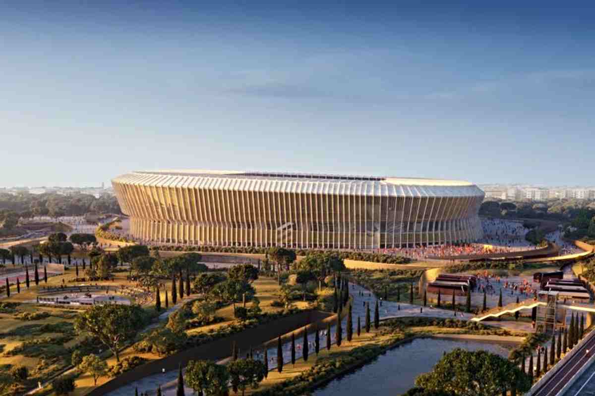 Nuovo stadio Roma, immagini UFFICIALI 