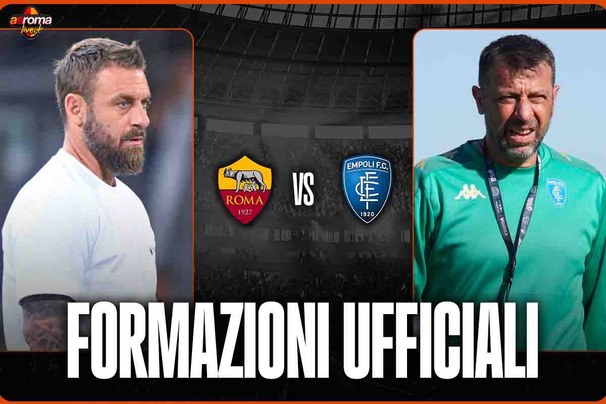 Formazioni ufficiali Roma-Empoli