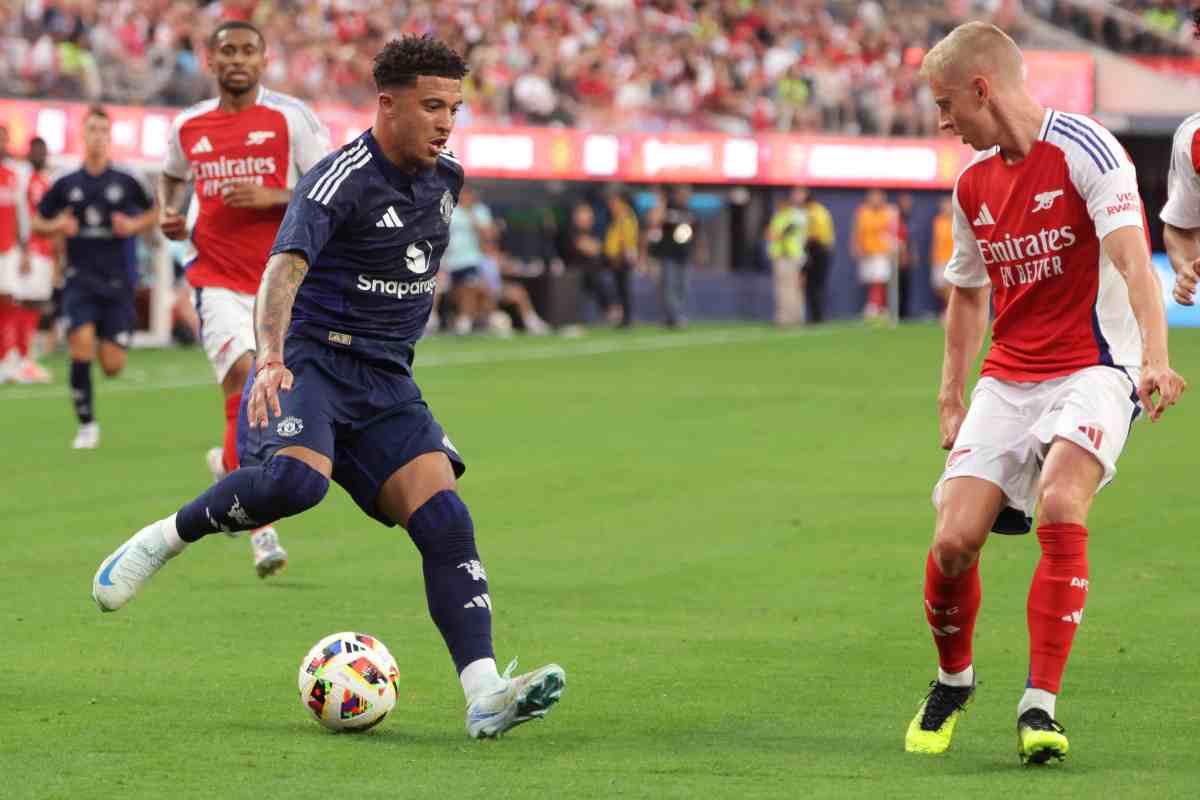 Jadon Sancho lontano dalla Juve