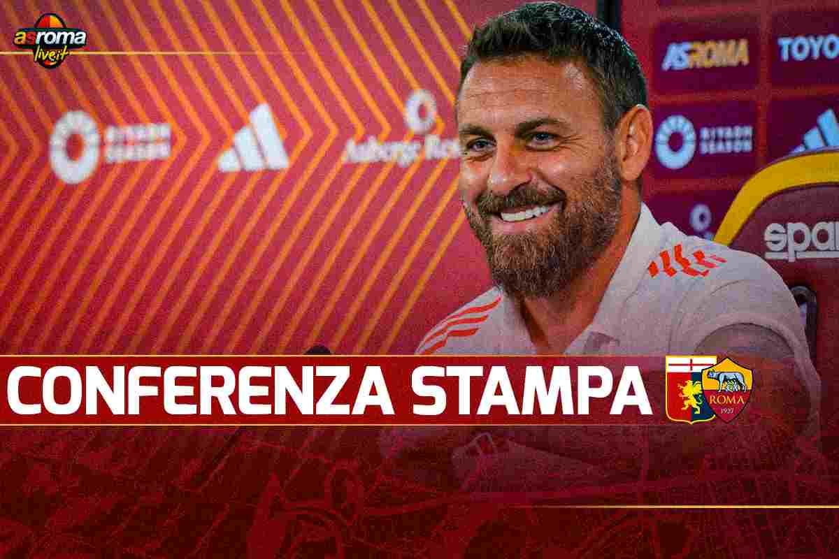 Genoa-Roma, dal caso Zalewski agli infortunati: la conferenza di De Rossi | LIVE