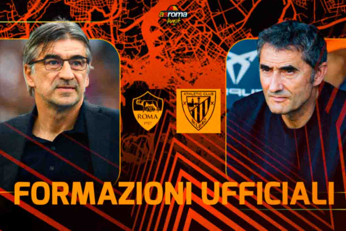 Formazioni ufficiali Roma-Athletic Bilbao