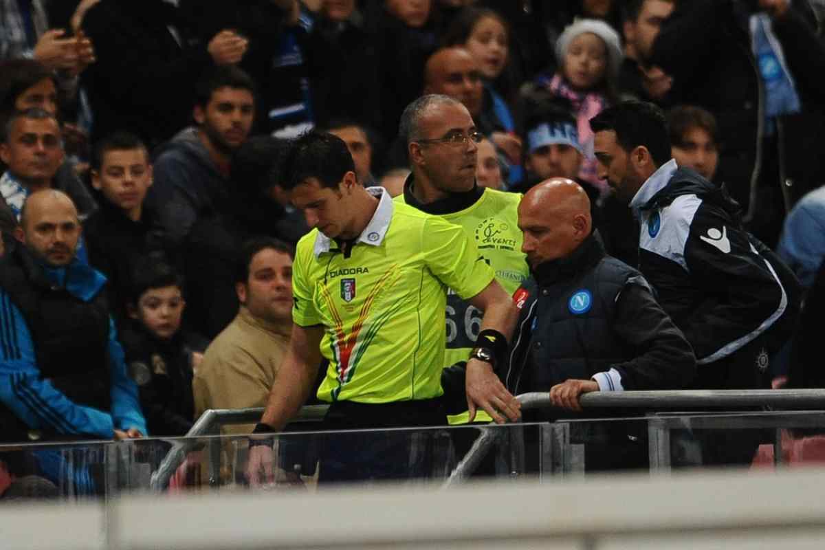 Infortunio arbitro