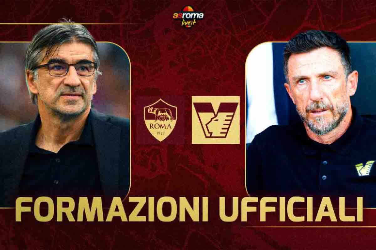 Formazioni ufficiali Roma-Venezia: da Dybala a Pellegrini, le scelte di Juric