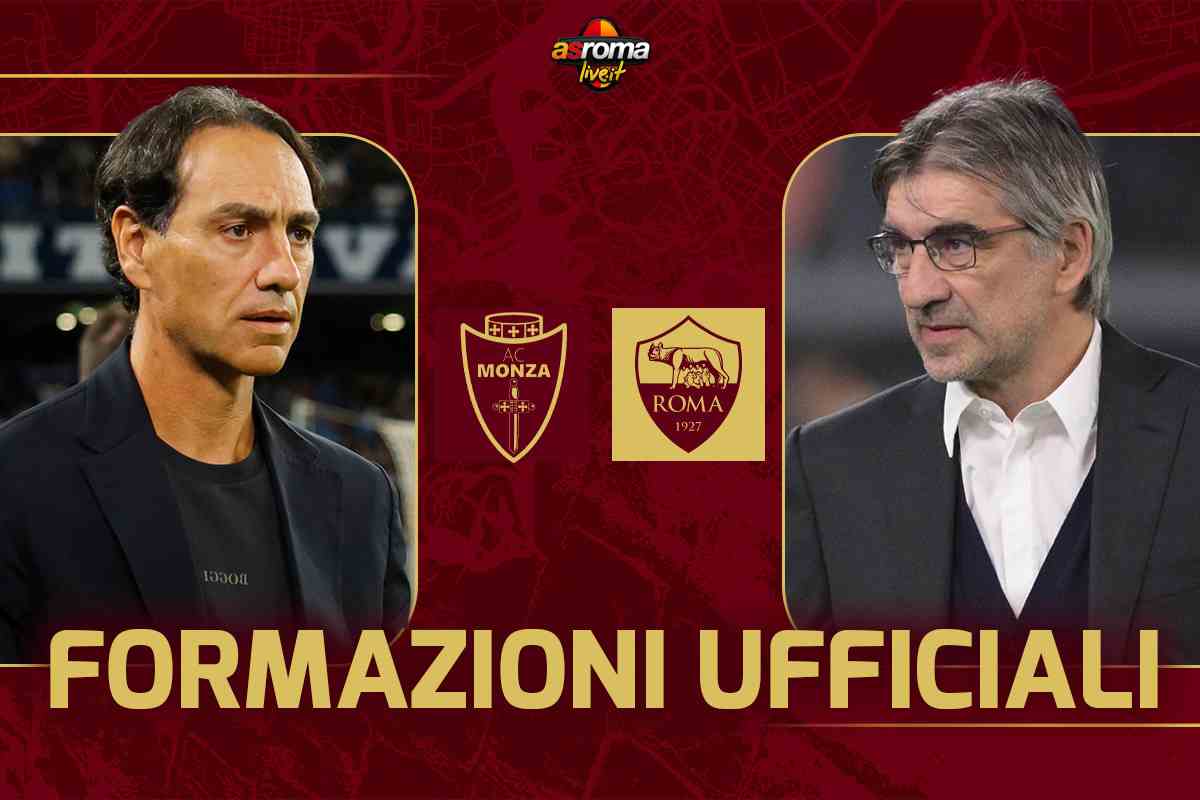 Formazioni ufficiali Monza-Roma