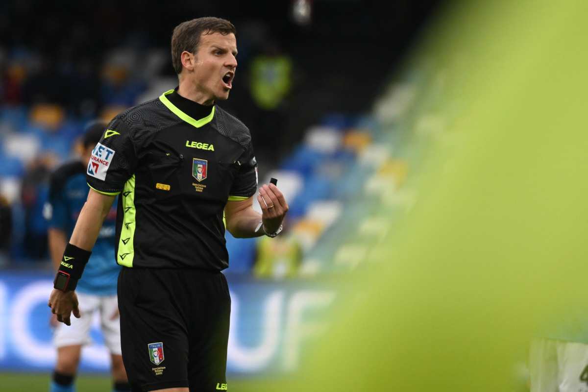 Federico La Penna arbitra la Roma