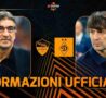 Le formazioni ufficiali di Roma-Dinamo Kiev: turnover annunciato per Juric