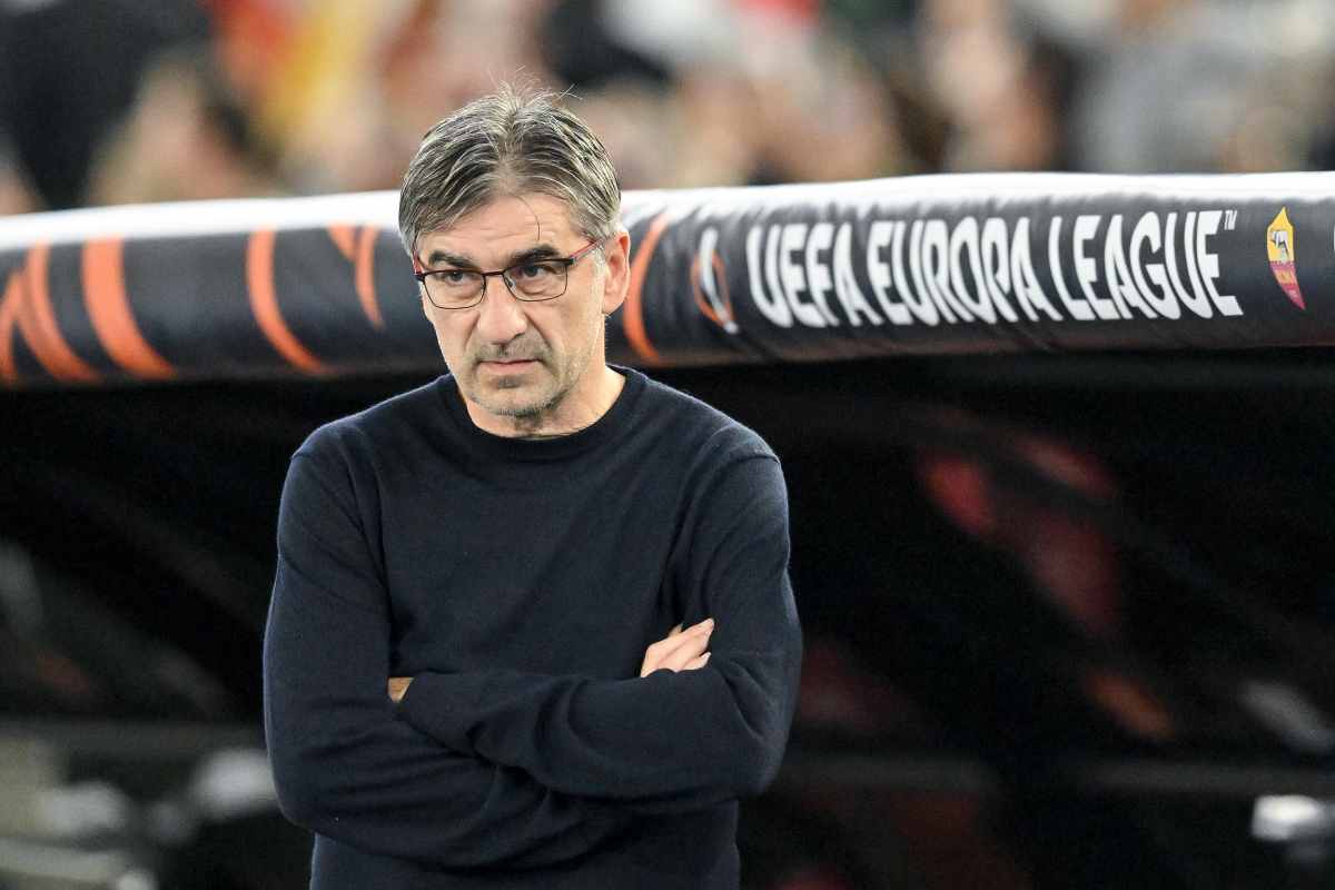 Ivan Juric sulla panchina della Roma