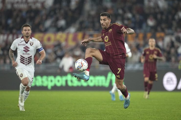 Lorenzo Pellegrini in azione