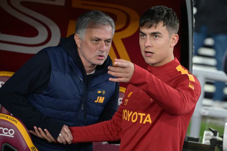 Mourinho e Dybala insieme ai tempi della Roma