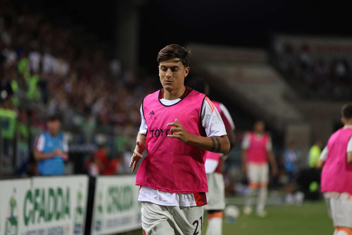 Report allenamento da Trigoria: Dybala si allena a a parte