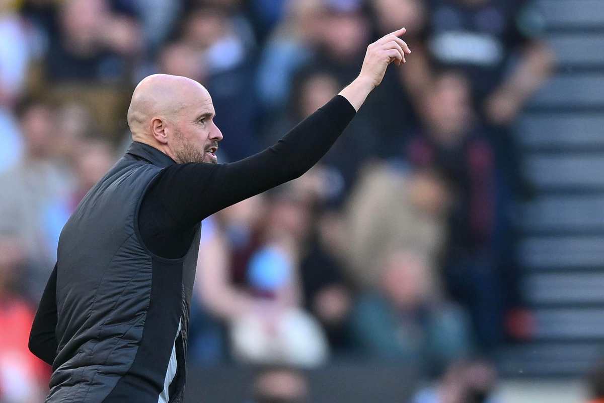 Ten Hag sulla panchina dello United