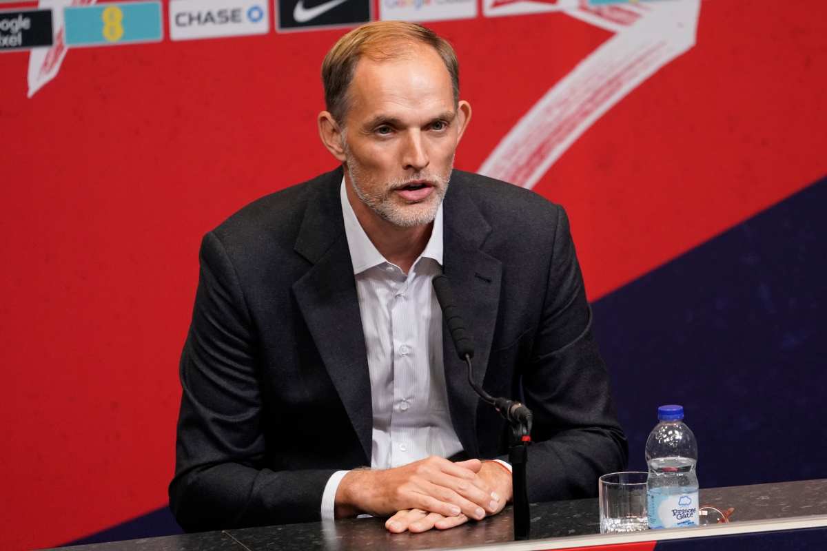 Tuchel in conferenza stampa 