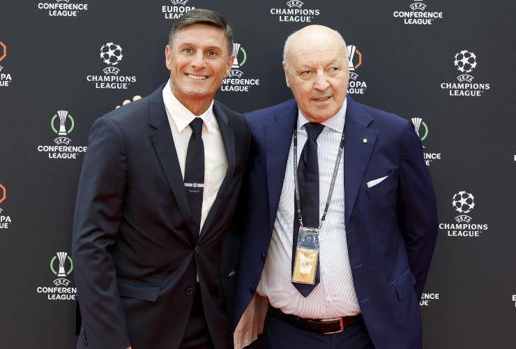 Javier Zanetti Giuseppe Marotta 