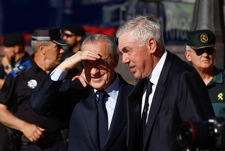 Ancelotti e Florentino Perez