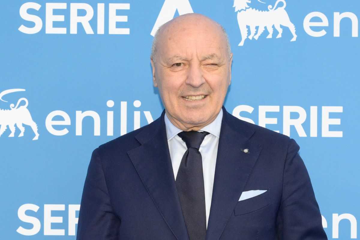 Beppe Marotta sorridente