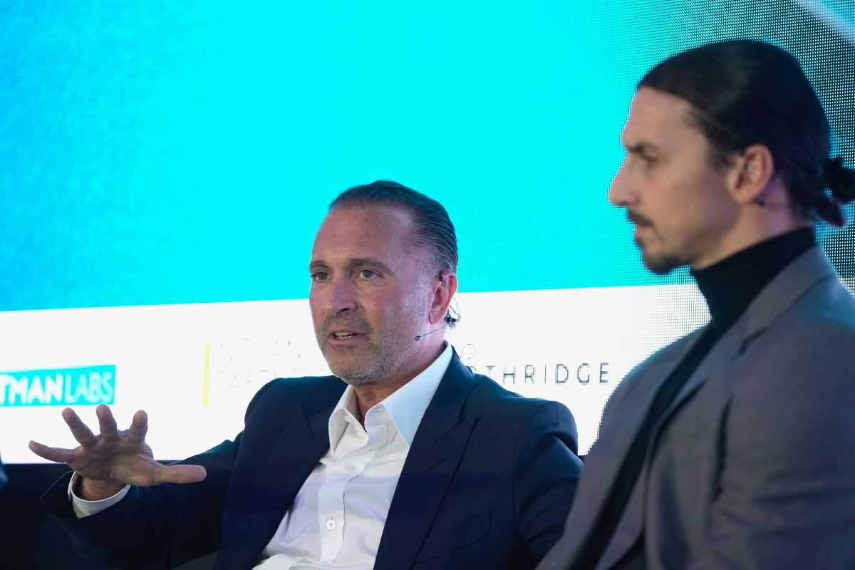 Cardinale e Ibrahimovic, presidente e dirigente del Milan