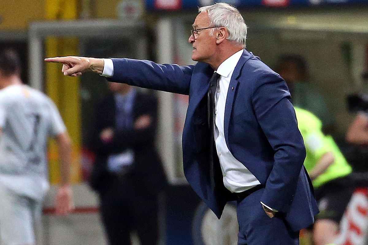 Claudio Ranieri in panchina