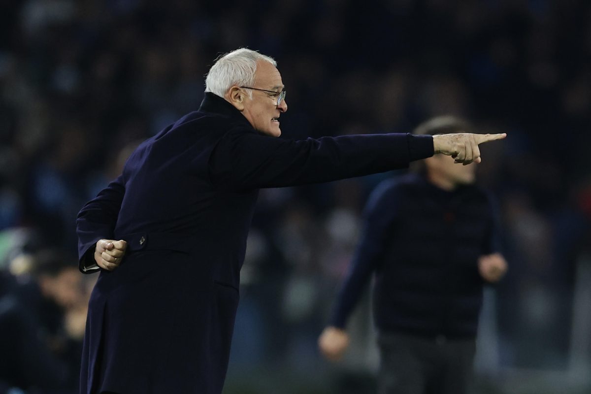 Claudio Ranieri a Napoli-Roma