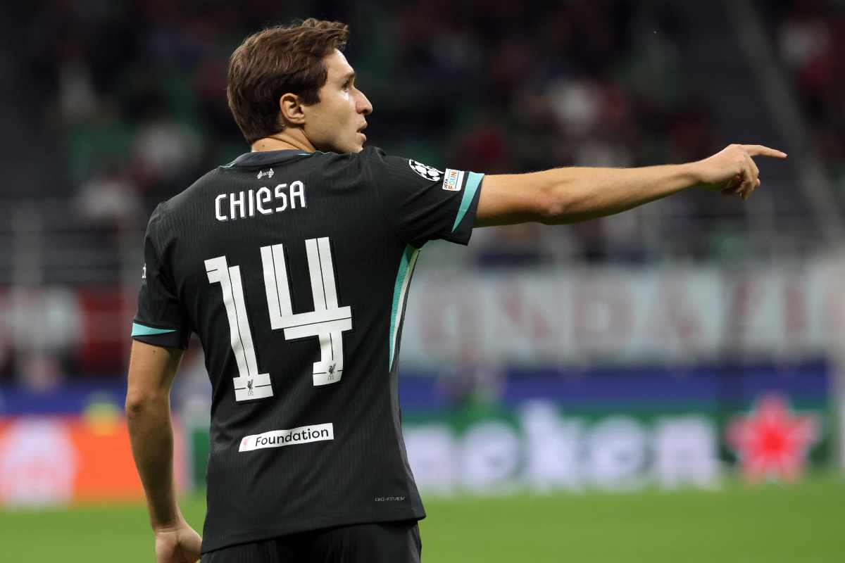 Federico Chiesa con la maglia della Juve