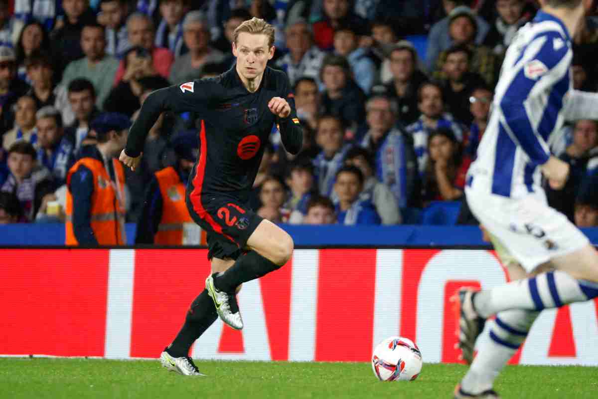 Frenkie De Jong con la maglia dell'Olanda