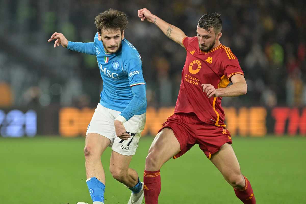 Bomba Kvara prima di Napoli-Roma