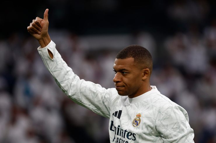 Kylian Mbappe col Real Madrid