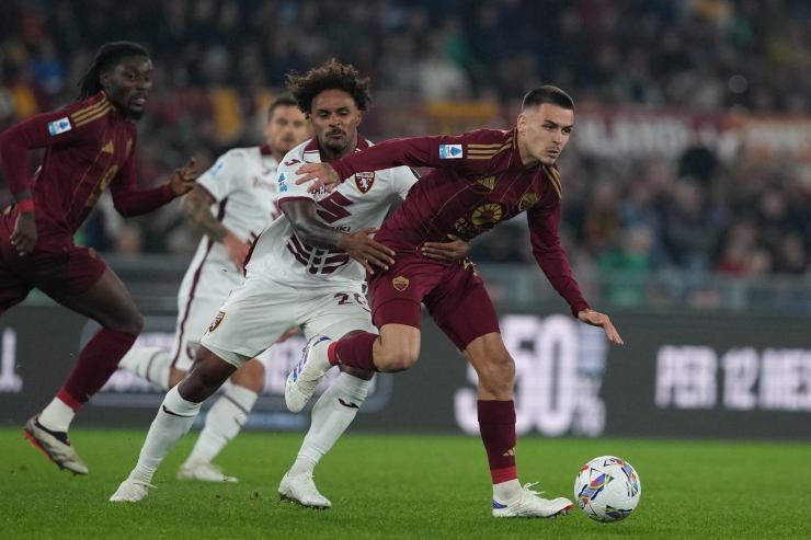 Le Fée e Koné in campo all'Olimpico