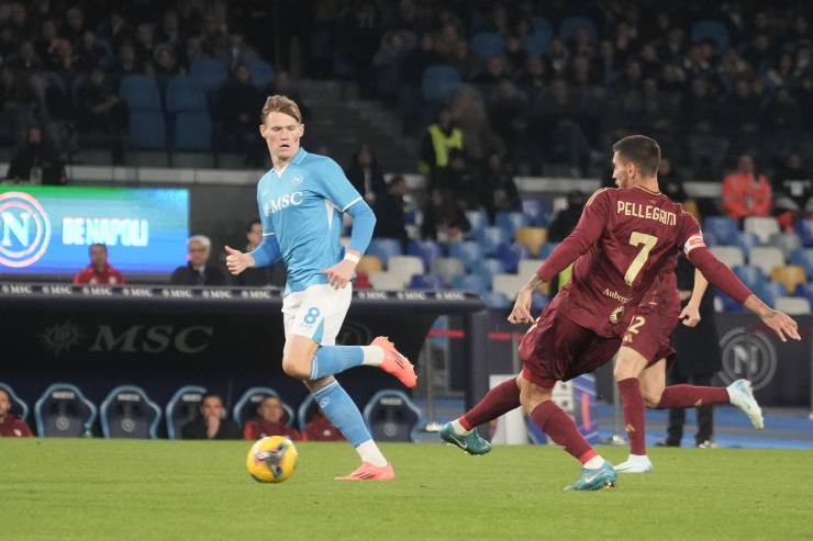 Lorenzo Pellegrini in azione