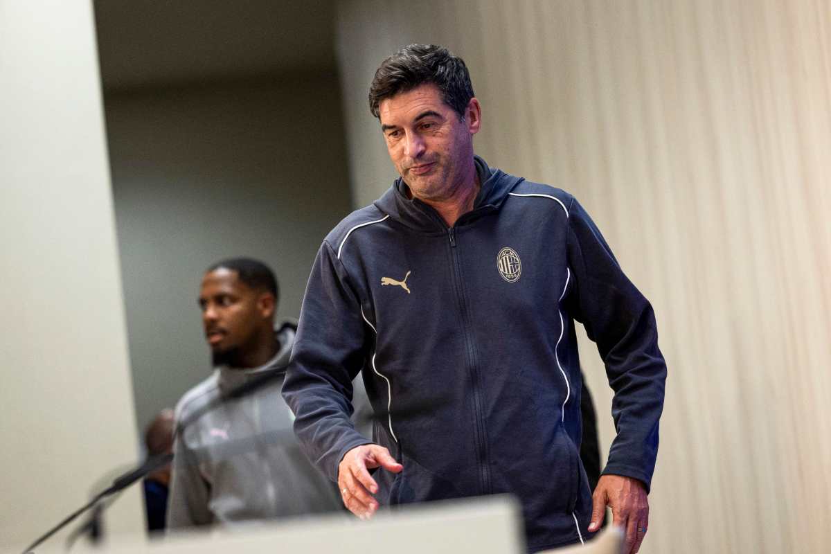 Paulo Fonseca in conferenza stampa