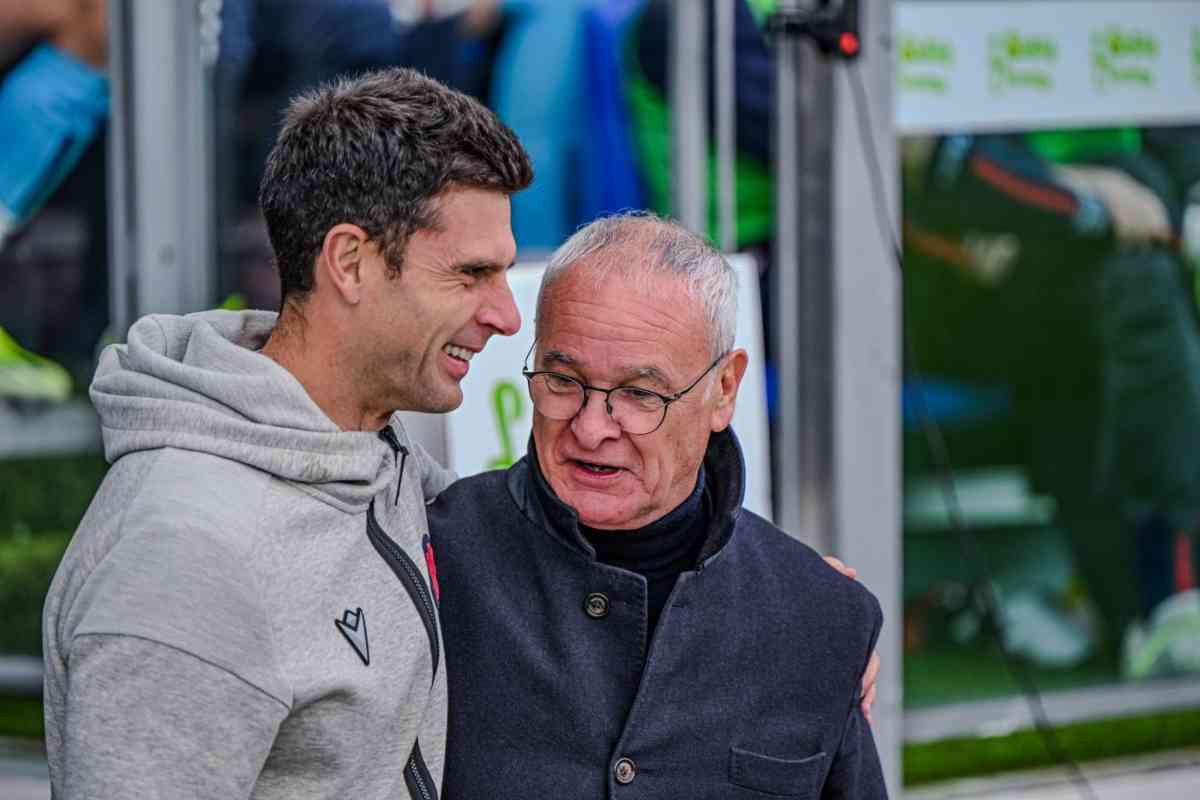 Thiago Motta e Ranieri insieme