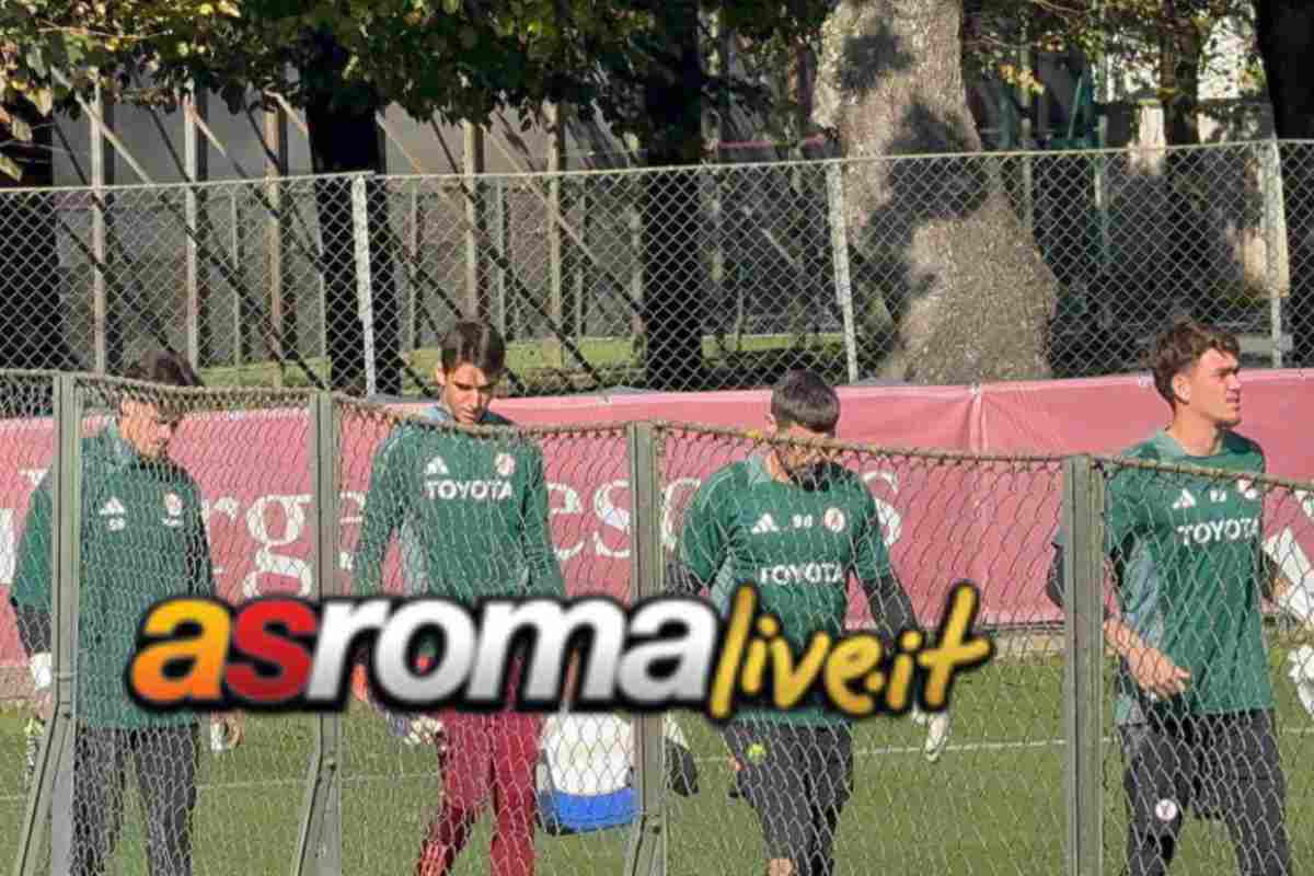 Allenamento a Trigoria