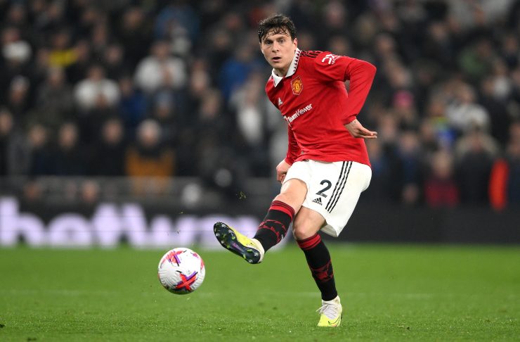 Victor Lindelof in azione