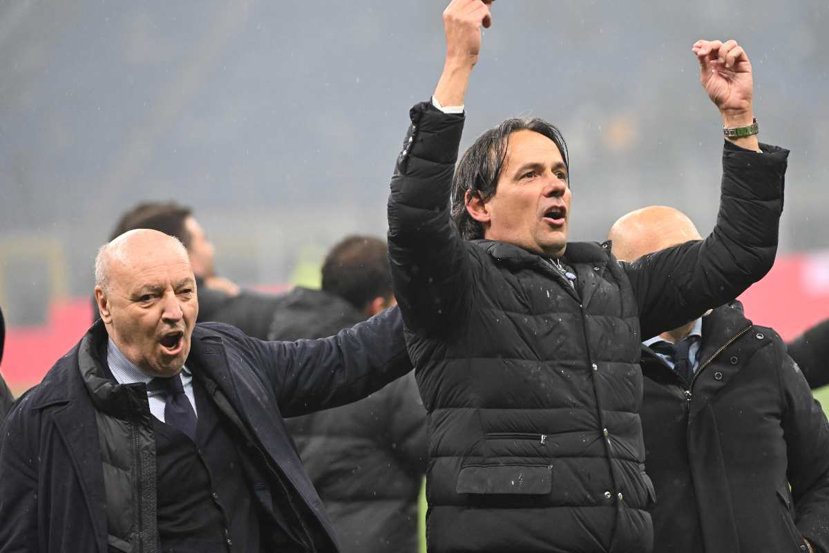 Beppe Marotta e Simone Inzaghi