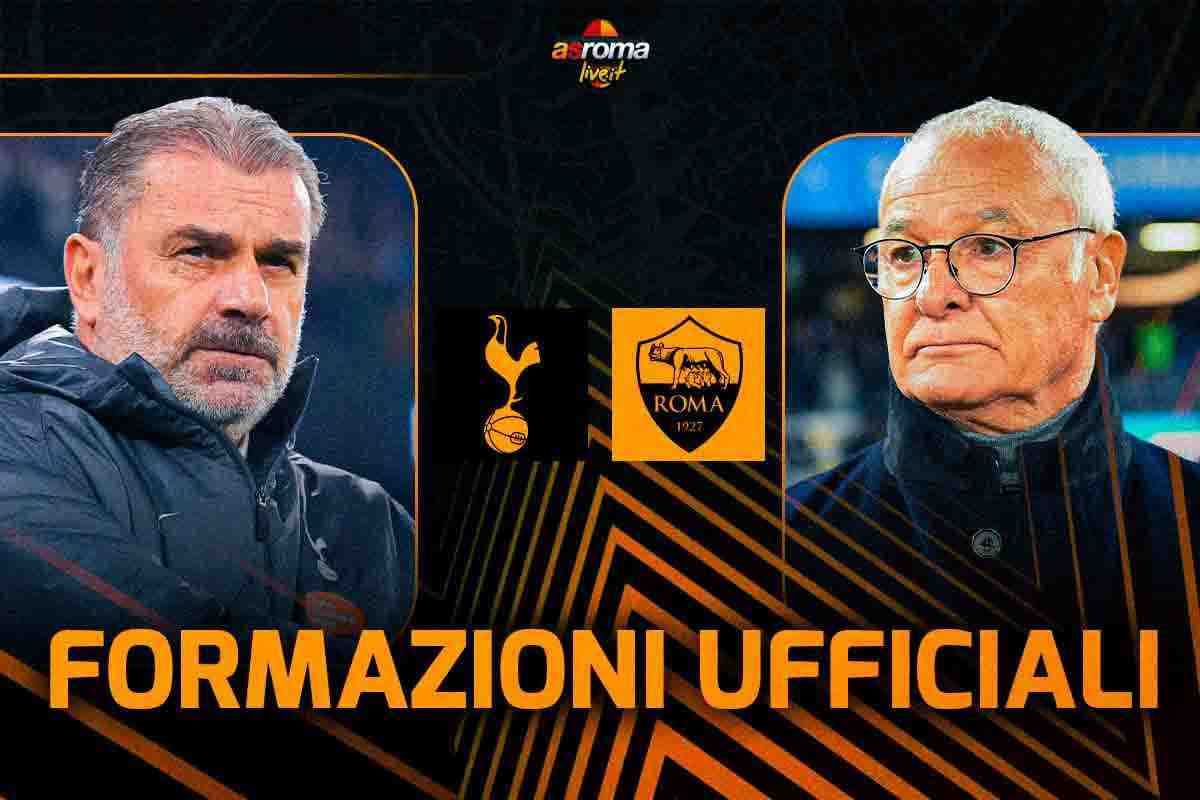 Tottenham-Roma: le formazioni ufficiali