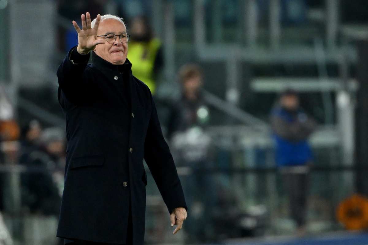 Claudio Ranieri in panchina