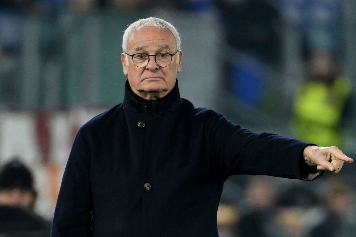 Claudio Ranieri in panchina