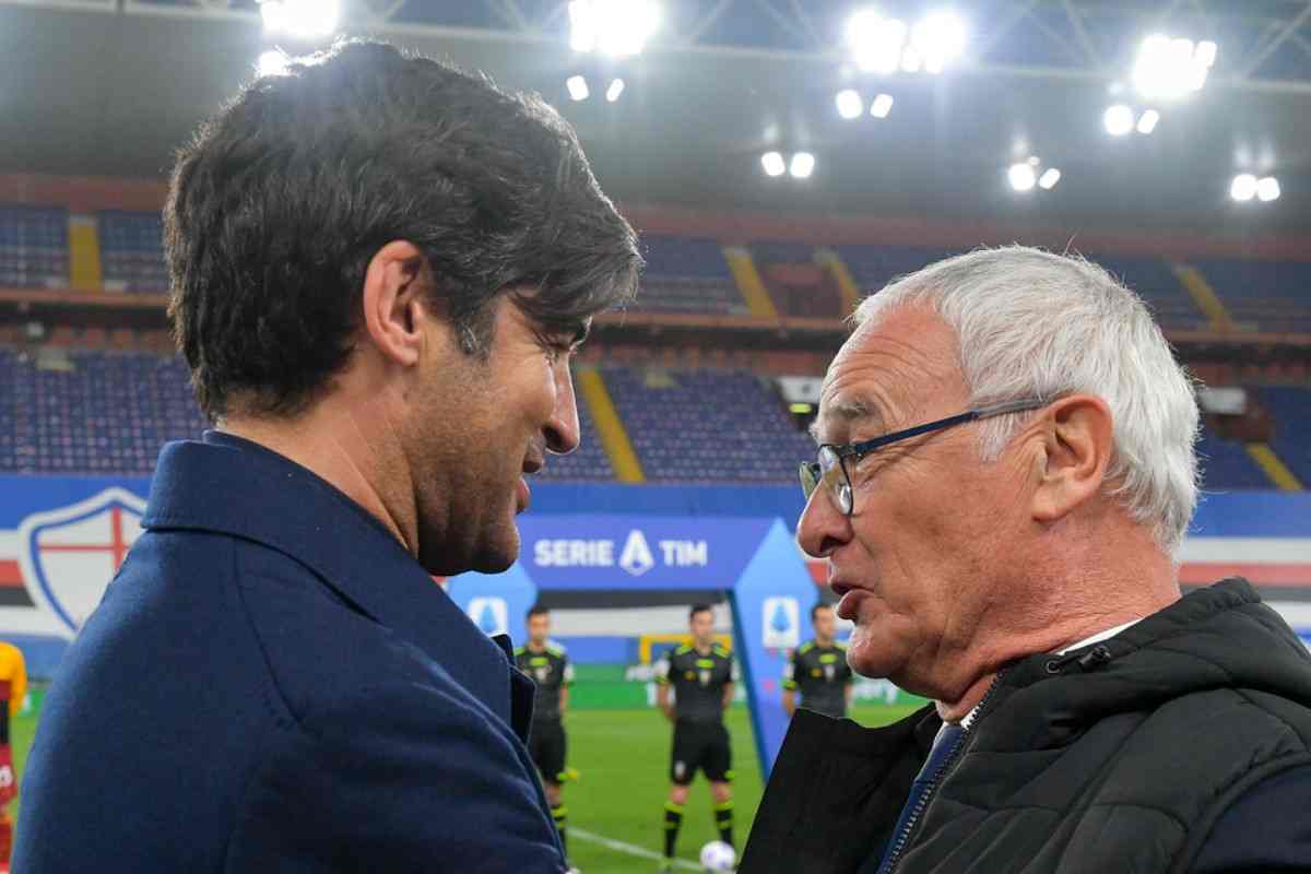 Fonseca e Ranieri si salutano